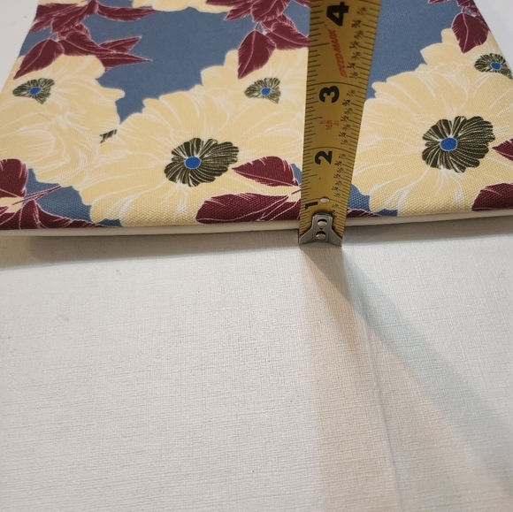 Rachel Pally Blue and Cream Floral Cosmetic Bag - Picture 9 of 9